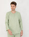BAJU MELAYU PESAK MEGAT R/FIT (TENDRIL GREEN)